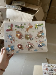 Bảng Núm Gỗ mix mẫu