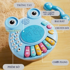 Điện thoại đàn Ếch Hồng or xanh mã 368-84R