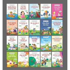 Truyện cổ tích Việt Nam, thiếu nhi và thế giới trình bày song ngữ Anh Việt
Bộ 20 quyển (Tổng 60 đầu)