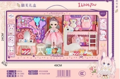 Thay quần áo búp bê or Set búp bê Bedroom