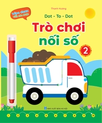 Bộ trò chơi phát triển trí tuệ ( Trò chơi nối số và trò chơi tìm kiếm bộ 4 cuốn tặng kèm 2 bút có đầu xóa)
