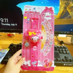 XẢ từ 50 cái--Đồng hồ chiếu hình (melody, siêu nhân, hello kitty, người sắt, người nhện, kurumi tai cụp)
