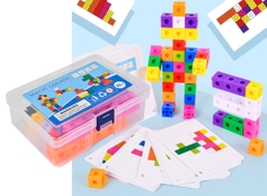 Bộ xếp hình khối rubik mã WD2130J (lắp ráp)