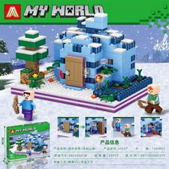 Bộ xếp hình Minecraft 720pcs mã 44117