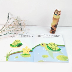 Bộ ehon cùng con khám phá thế giới động vật (song ngữ Anh - Việt) Bộ 8 cuốn