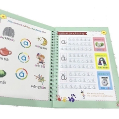 Vở tập viết mực tự xóa Thanh Nga set 3 cuốn tặng kèm 2 bút, 8 ngòi và 2 cá
