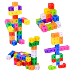 Bộ xếp hình khối rubik mã WD2130J (lắp ráp)