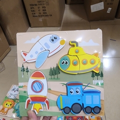 Tranh nổi 4 hình size 18*18cm