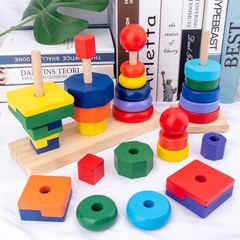 Tháp 3 cọc mã TZ-3 or Tháp gỗ 3in1 -48 Mã YR-9009