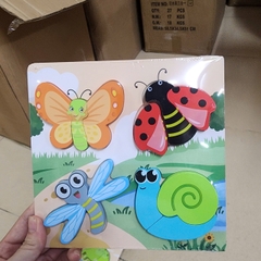 Tranh nổi 4 hình size 18*18cm