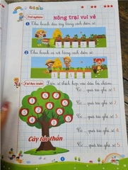 Vở ô ly toán tư duy tiền tiểu học