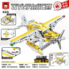 Bộ lắp ráp máy bay trực thăng 400pcs mã 866
