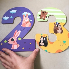 Bộ xếp hình số đếm mã PT-SZ