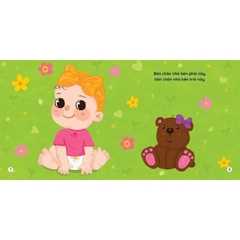 Ehon những điều kỳ diệu về cơ thể bé (0-6t) - Bộ 3 cuốn