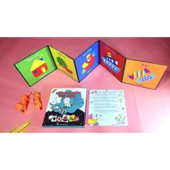 Kích thích thị giác - bản ziczac trắng xanh