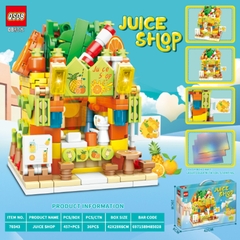 (Giá Đã bao gồm VAT) - Bộ xếp hình cửa hàng trái cây 457pcs mã 70343