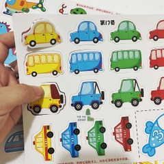 Bóc dán vàng (bóc dán thông minh 17 chủ đề)
