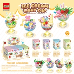 (Giá Đã bao gồm VAT) - Bộ xếp hình cốc KEM phát sáng mã 11059B (Bán lốc 8 hộp)