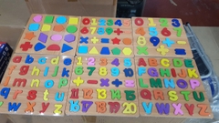 Bảng nổi mỏng chữ TA hoa sz 20*20