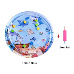Đệm nước tròn kèm bơm mã TJ100 size 100cm