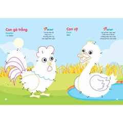 Bộ tô màu nối số, giải đố thông minh (bộ 6 quyển)