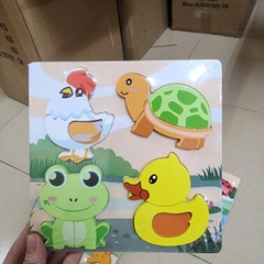 Tranh nổi 4 hình size 18*18cm