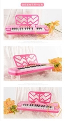 Đàn Piano có míc mã 3206 xanh or hồng (có nhạc có đèn)