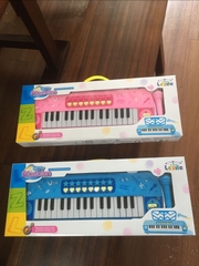 Đàn Piano có míc mã 3206 xanh or hồng (có nhạc có đèn)