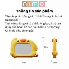 Bảng từ tính chó con 2 mặt mã 268-13 (60 Bộ/thùng)