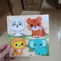 Tranh nổi 4 hình size 18*18cm