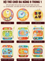 Khối đồ chơi phát nhạc 9in1 mã 6216