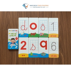 Thẻ bé học toán size 10*15cm