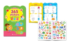 Bộ sách 365 sticker bóc dán thông minh 6 cuốn
