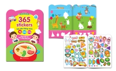 Bộ sách 365 sticker bóc dán thông minh 6 cuốn