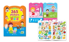 Bộ sách 365 sticker bóc dán thông minh 6 cuốn