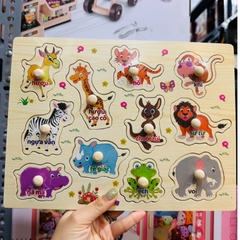 Bảng Núm Gỗ mix mẫu