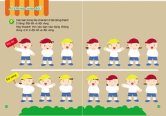 Toán tư duy cho trẻ 3-4t, 112 trang, giá bìa 98k