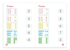Sách toán tư duy cho bé 4-6 tuổi, sách gồm 124 trang