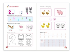 Sách toán tư duy cho bé 4-6 tuổi, sách gồm 124 trang