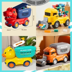 Xe tải máy xúc chở Lego mã 9626 (lắp ráp)