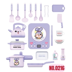 (Giá Đã bao gồm VAT) - Bộ nấu ăn thỏ tím mã 0216
