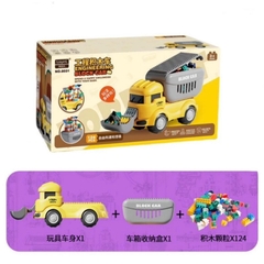 Xe tải máy xúc chở Lego mã 9626 (lắp ráp)
