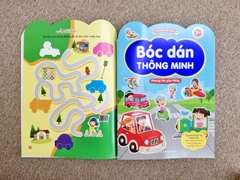 Set 6 cuốn sách bóc dán thông minh cho bé