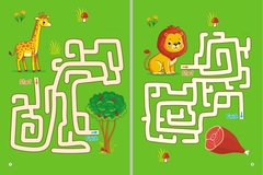 Bộ trò chơi mê cung phát triển trí tuệ 1234 (Bộ 4 cuốn tặng kèm 2 bút có đầu xóa)