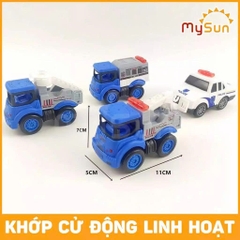 Set 8 xe cảnh sát mã DYB168-91