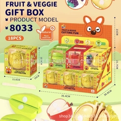 Hộp cắt trái cây 18pcs mã 8033 ( Bán theo khay 18q)