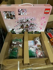 Bộ xếp hình cây hoa anh đào 2000pcs mã 32076