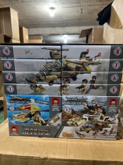 (Giá Đã bao gồm VAT) - Bộ xếp hình máy bay quân sự mã 11048B (Bán lốc 8 bộ)