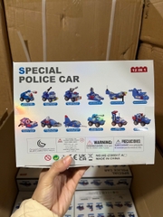 Bộ xếp hình xe cảnh sát đặc biệt 12 mẫu mã HE-23069 (Bán lốc 12 hộp)