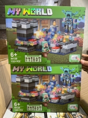 Bộ xếp hình Minecraft 132pcs mã 44129